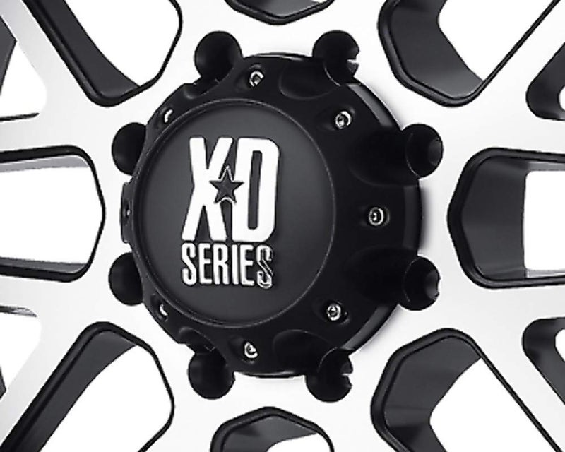 KMC XD Series by KMC Wheels KMC XD Series 441 796 797 798 800 801 8 Lug Matte Flat Black Center Cap 1079L170-MB-8LUG - Image 5